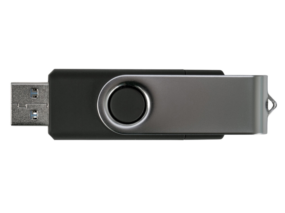 USB3.0/USB Type-C флешка на 32 Гб «Квебек C», черный-4