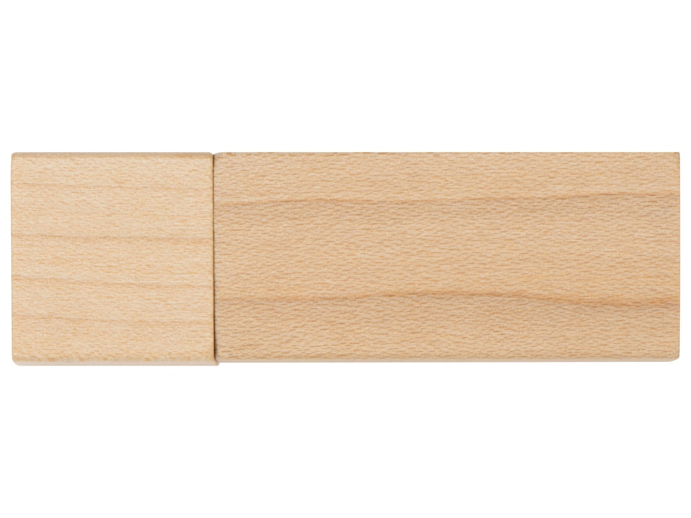 Флеш-карта USB 2.0 16 Gb «Woody» с магнитным колпачком, натуральный-2
