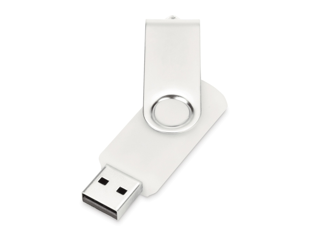 Флеш-карта USB 2.0 2 Gb «Квебек», белый-1