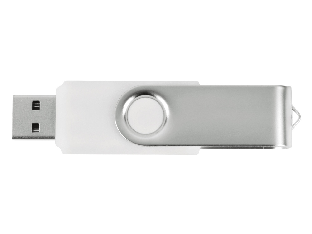 Флеш-карта USB 2.0 2 Gb «Квебек», белый-3
