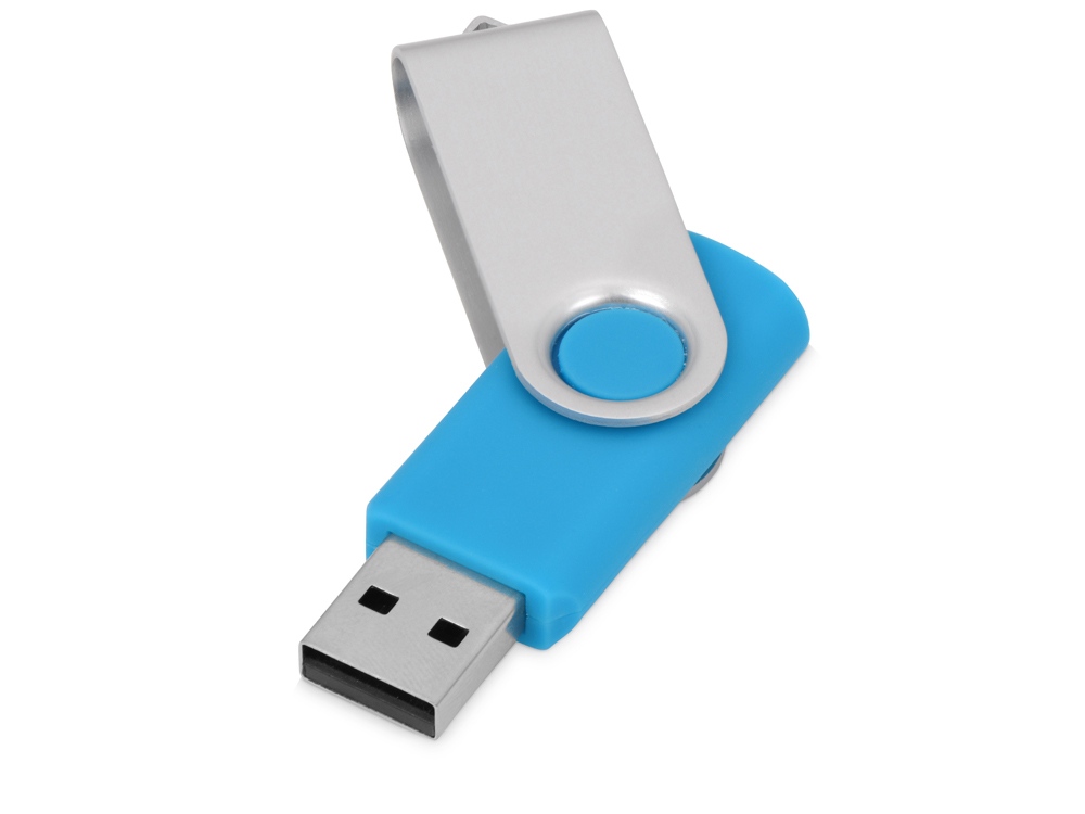 Флеш-карта USB 2.0 8 ГБ «Квебек», голубой-1
