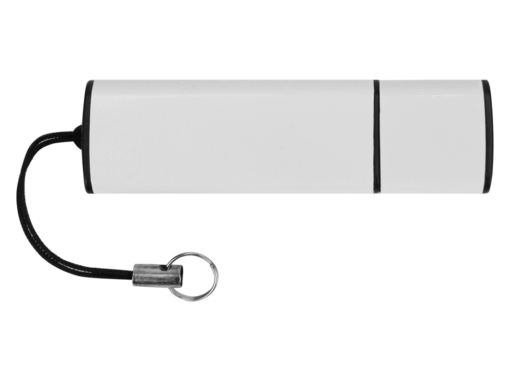 Флеш-карта USB 2.0 16 Gb металлическая с колпачком "Borgir", белый-2