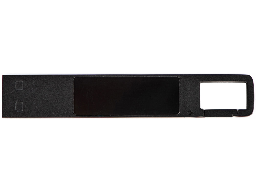 USB 2.0- флешка на 32 Гб c подсветкой логотипа «Hook LED», темно-серый, красная подсветка-1