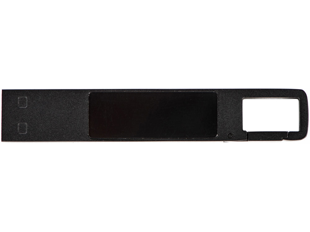 USB 2.0- флешка на 32 Гб c подсветкой логотипа «Hook LED», темно-серый, белая подсветка-1