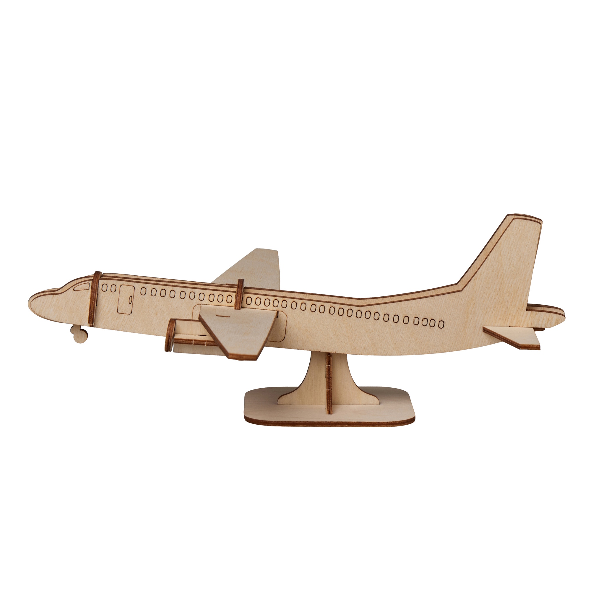 Деревянный 3d пазл "Самолет"-5