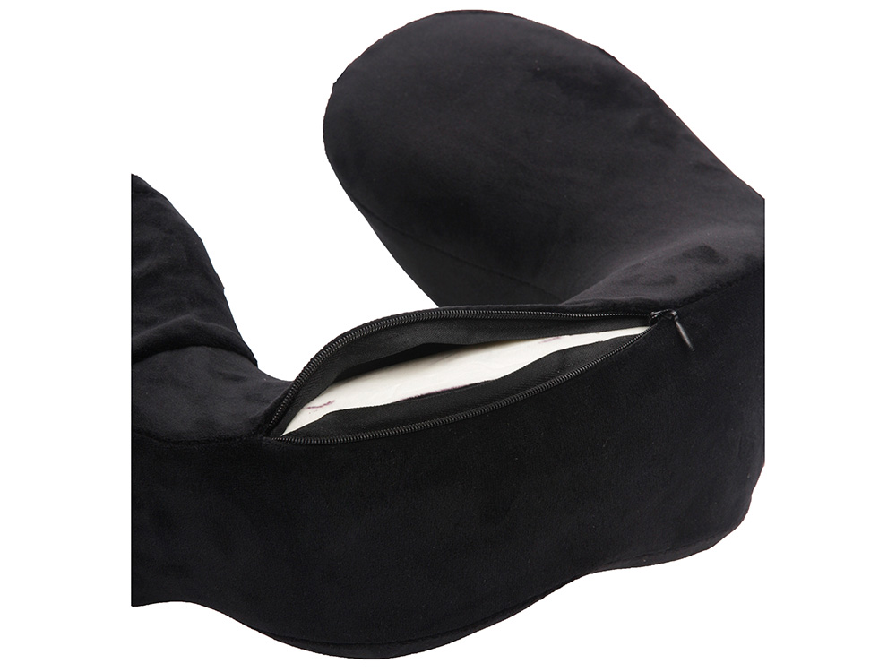 Подушка для путешествий с эффектом памяти Мемо "Bluewinder" Black-4