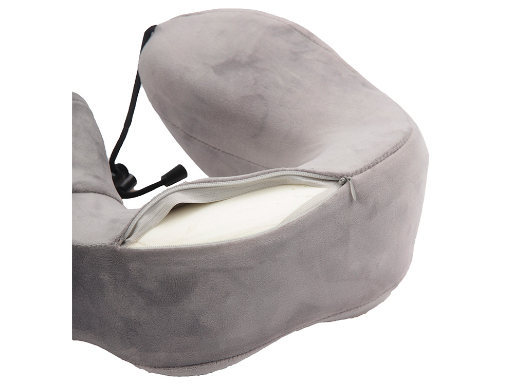 Подушка для путешествий с эффектом памяти Мемо "Bluewinder" Grey-4