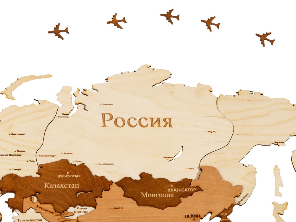 Интерьерная карта мира "World"-4