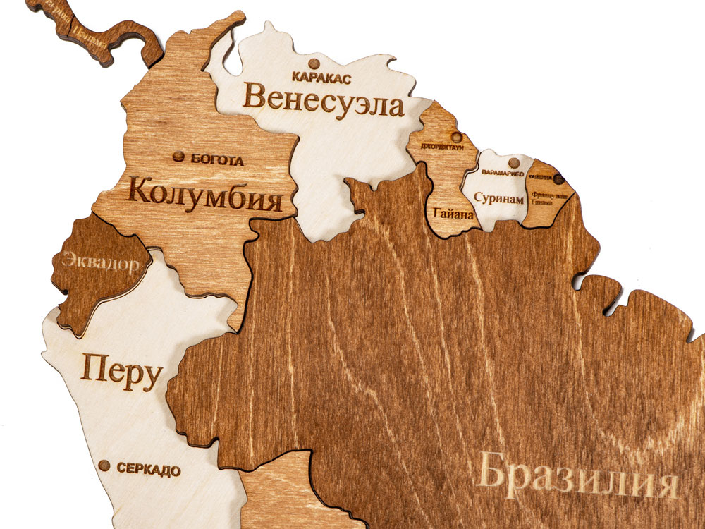 Интерьерная карта мира "World"-7