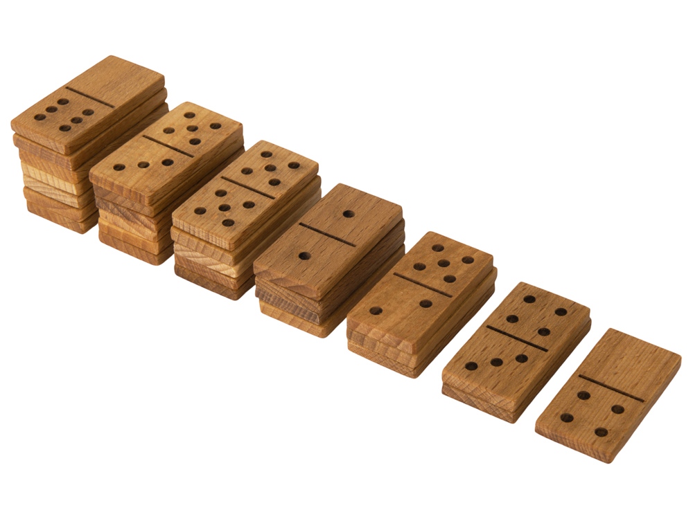 Игра «Домино» из массива бука-5