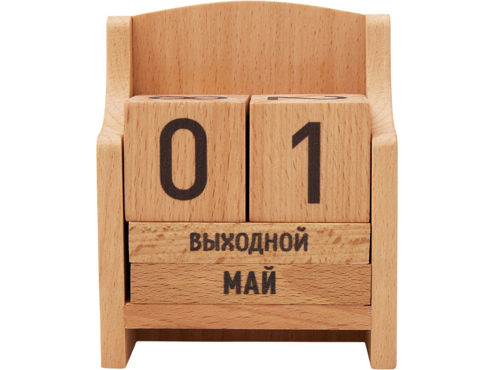 "Вечный" календарь из бука-8