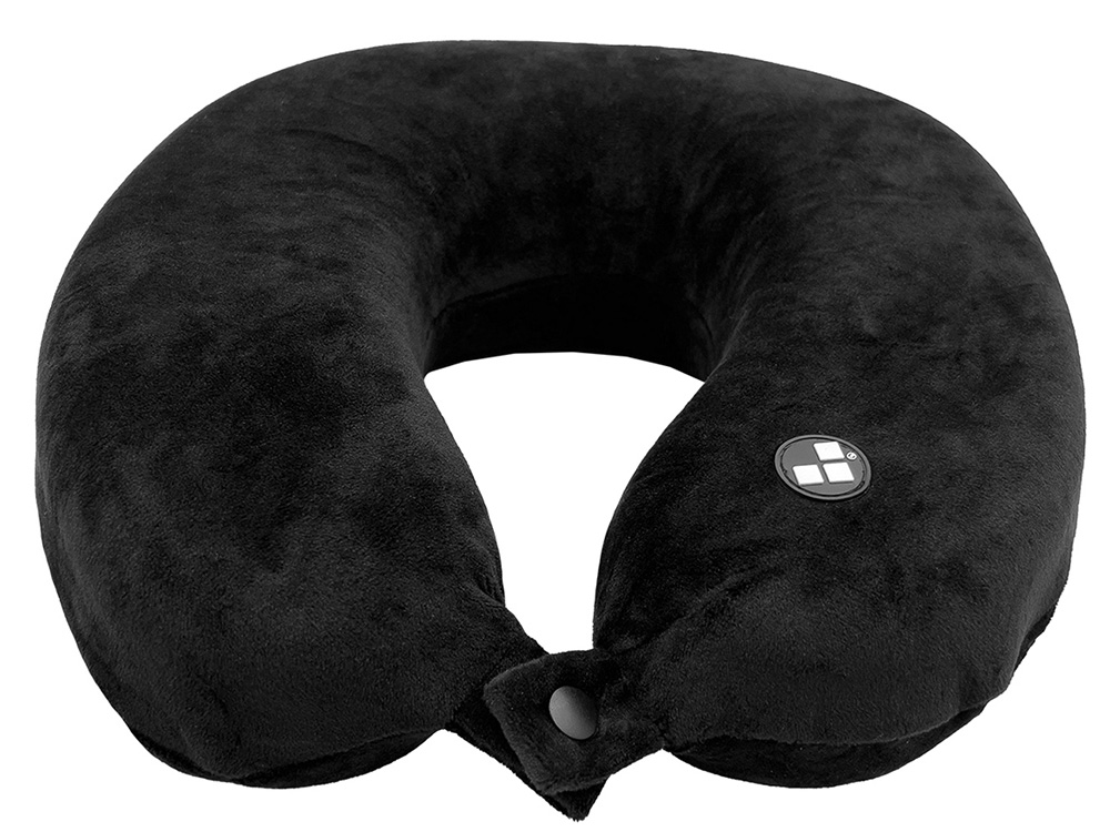 Подушка для путешествий с эффектом памяти Мемо "Drowsy" Black-1