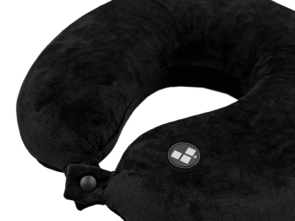 Подушка для путешествий с эффектом памяти Мемо "Drowsy" Black-4