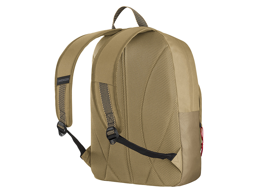 Рюкзак WENGER Crango 16", бежевый, переработанный ПЭТ/Полиэстер, 33х22х46 см, 27 л.-1