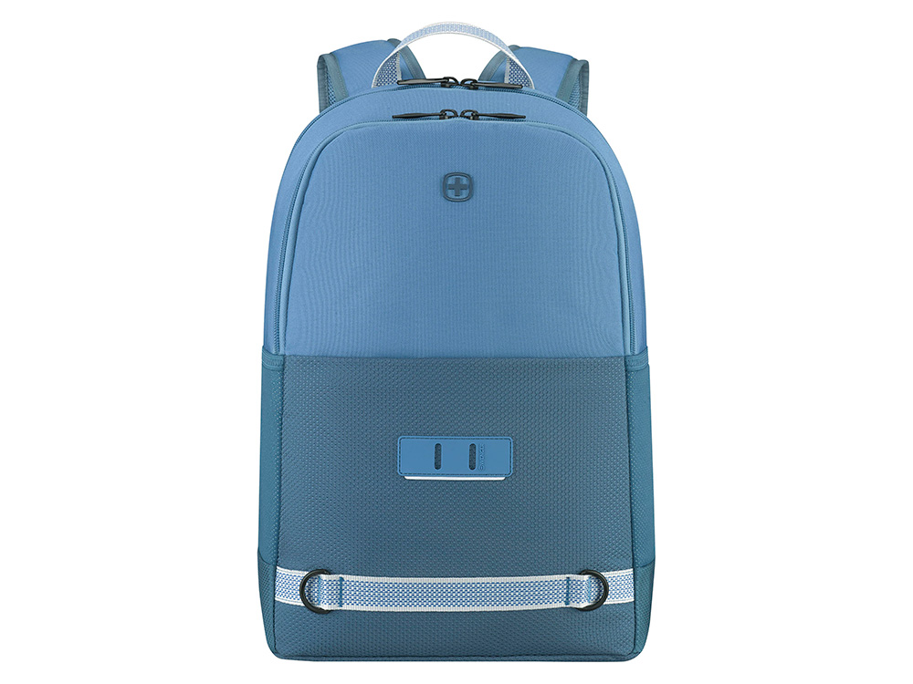 Рюкзак WENGER Tyon 15.6", голубой, переработанный ПЭТ/Полиэстер, 32х18х48 см, 23 л.-1