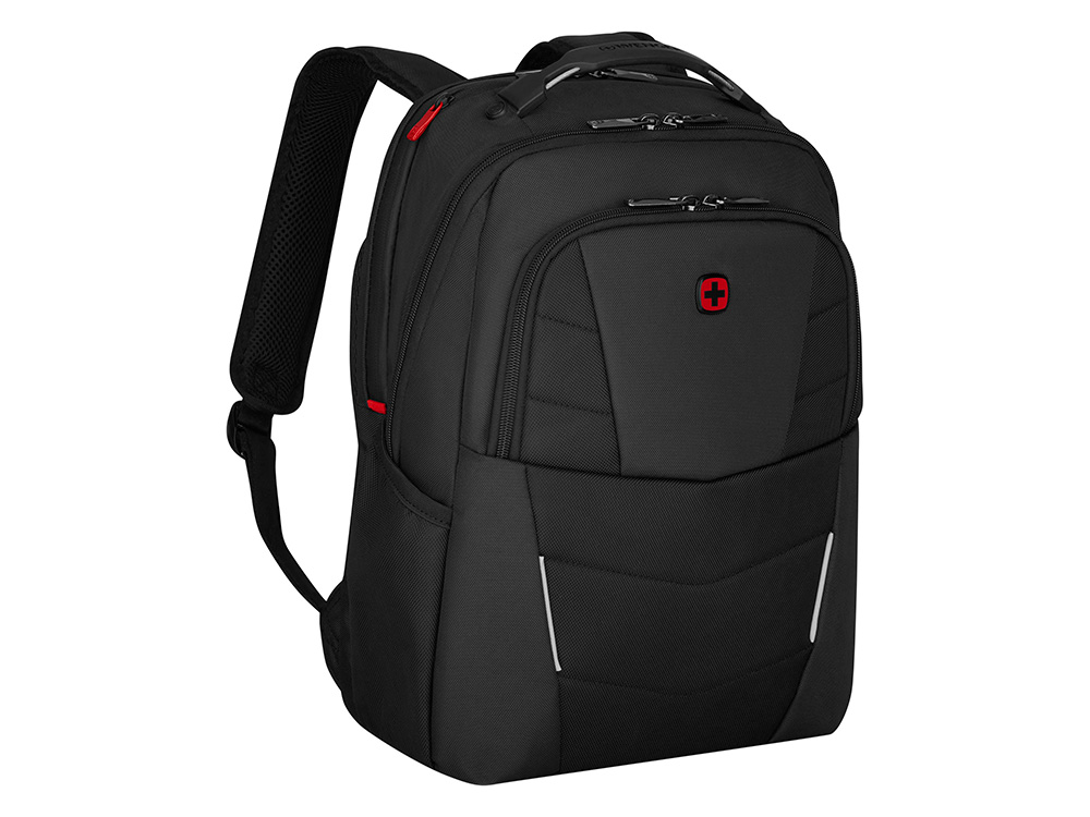 Рюкзак WENGER ALTAIR 15.6", черный, переработанный ПЭТ/Полиэстер, 32х21х44 см, 22 л.-2