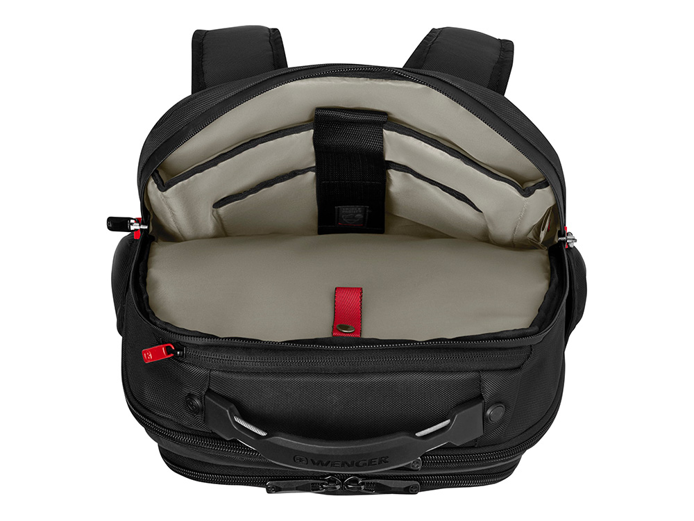 Рюкзак WENGER ALTAIR 15.6", черный, переработанный ПЭТ/Полиэстер, 32х21х44 см, 22 л.-4