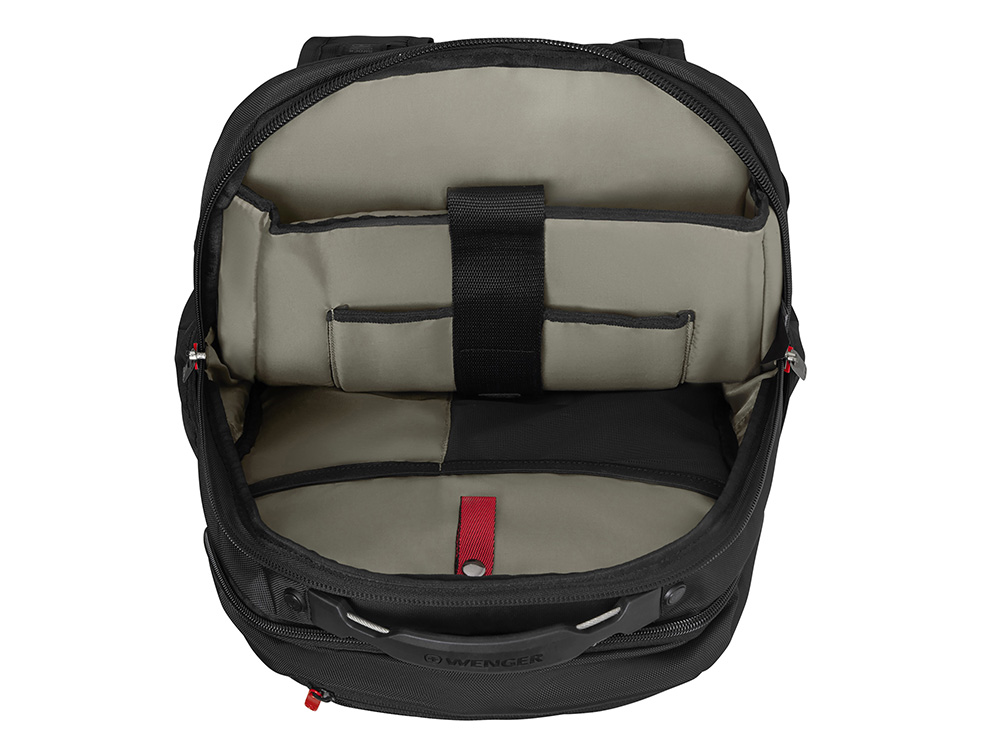 Рюкзак WENGER Cosmic 17", чёрный, переработанный ПЭТ/ПВХ/полиэстер, 34 x 23 x 49 см, 30 л-4