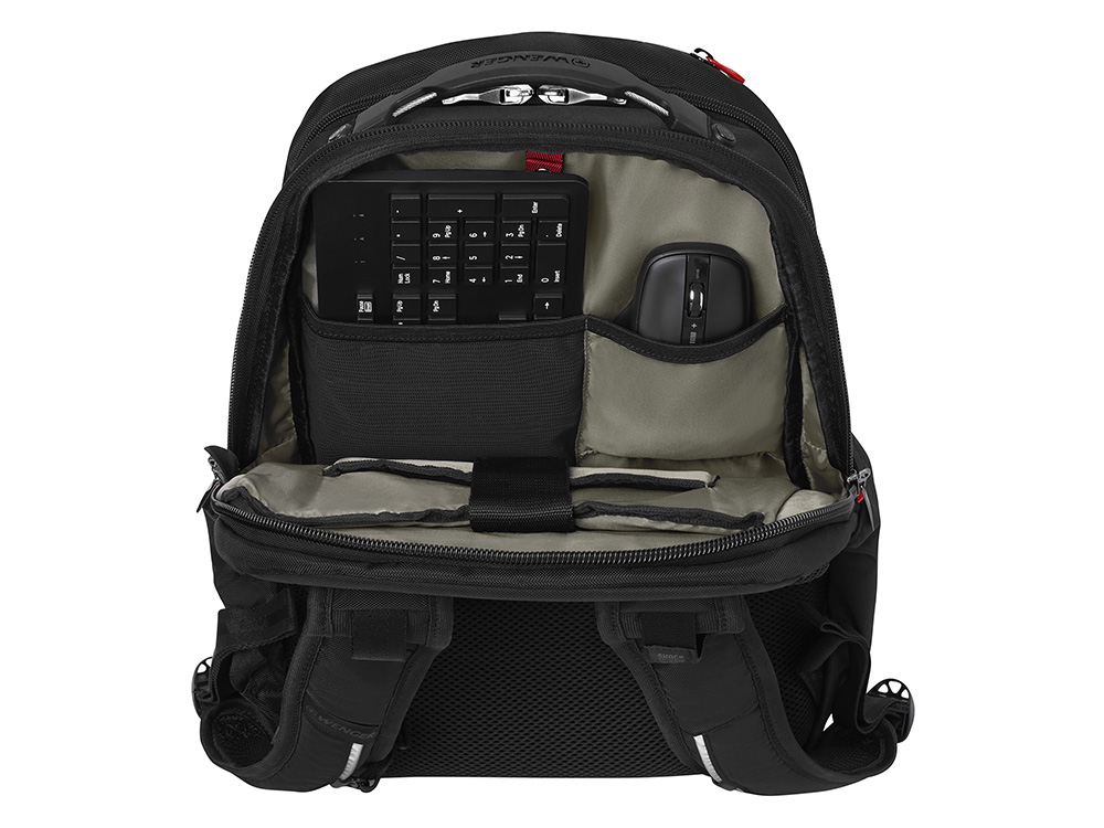 Рюкзак WENGER Cosmic 17", чёрный, переработанный ПЭТ/ПВХ/полиэстер, 34 x 23 x 49 см, 30 л-5