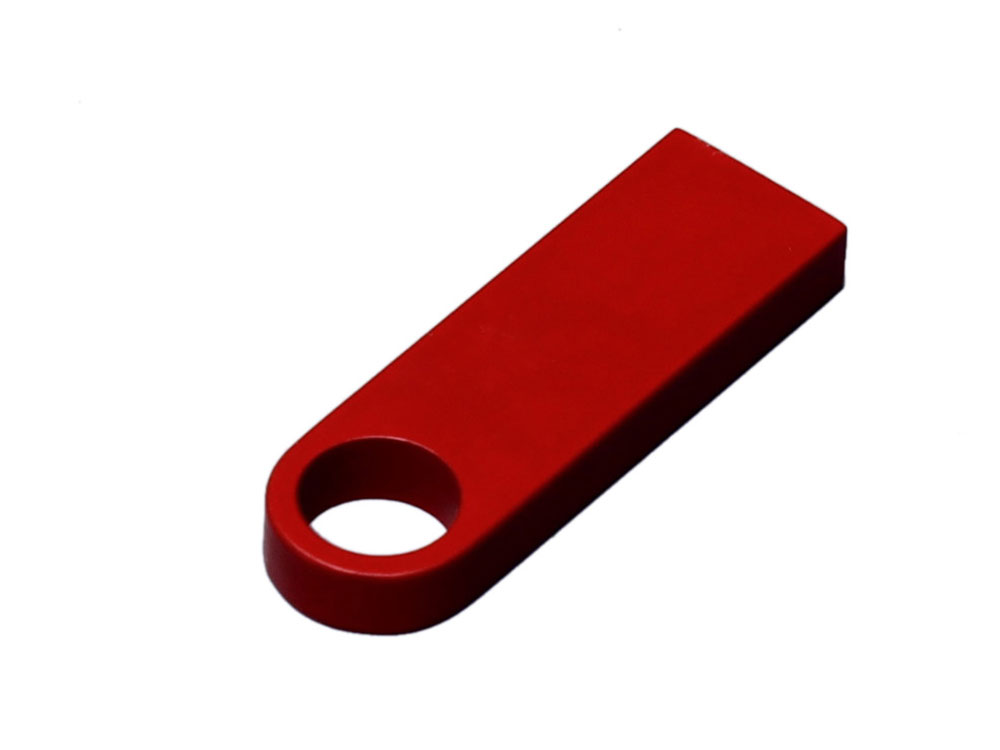 USB 3.0-флешка на 128 Гб с мини чипом и круглым отверстием, красный-1