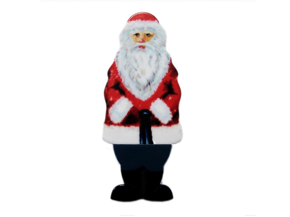 USB-флешка на 128 Гб Дед Мороз Santa под нанесение, белый-1
