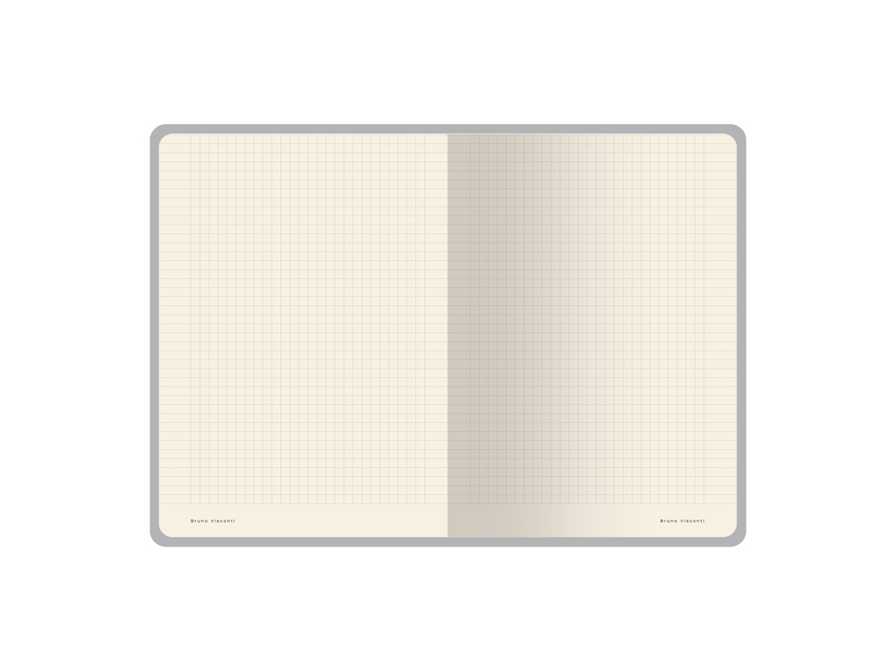 Бизнес тетрадь А5 "Megapolis flex" 60 л. soft touch клетка, бордовый-4