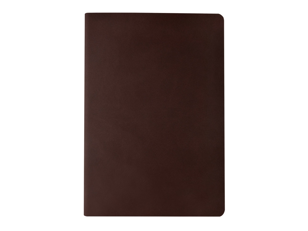 Бизнес тетрадь А5 "Megapolis flex" 60 л. soft touch клетка, коричневый-1
