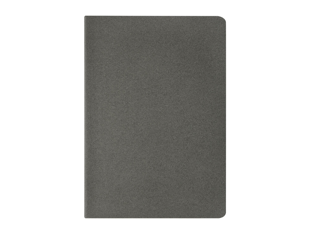 Бизнес тетрадь А5 "Megapolis flex" 60 л. soft touch клетка, серый-1