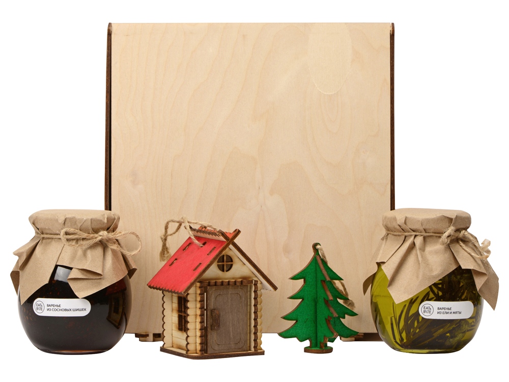 Подарочный набор «Decoration Deluxe» с двумя видами варенья, натуральный-2