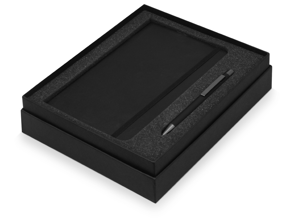 Подарочный набор Moleskine Van Gogh с блокнотом А5 Soft и ручкой, черный-1