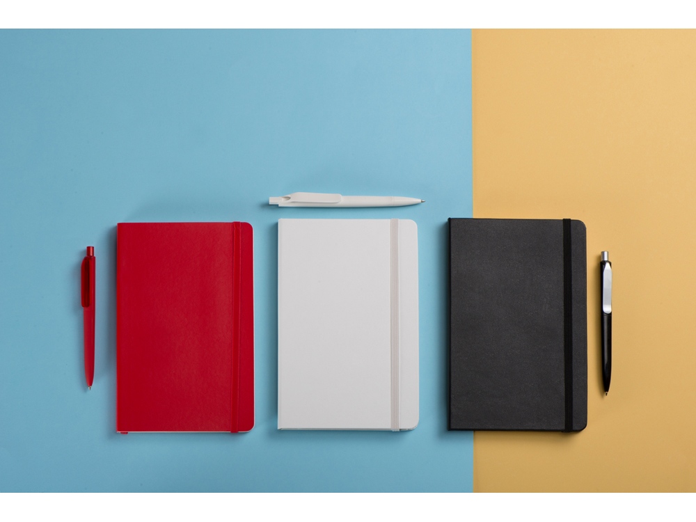 Подарочный набор Moleskine Indiana с блокнотом А5 Soft и ручкой, черный-5