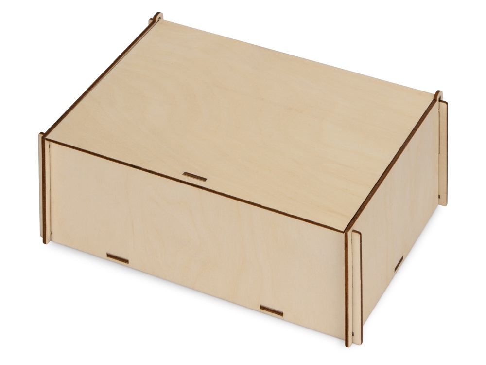 Подарочный набор с БЗУ и внешним аккумулятором «Bamboo Set», натуральный-4
