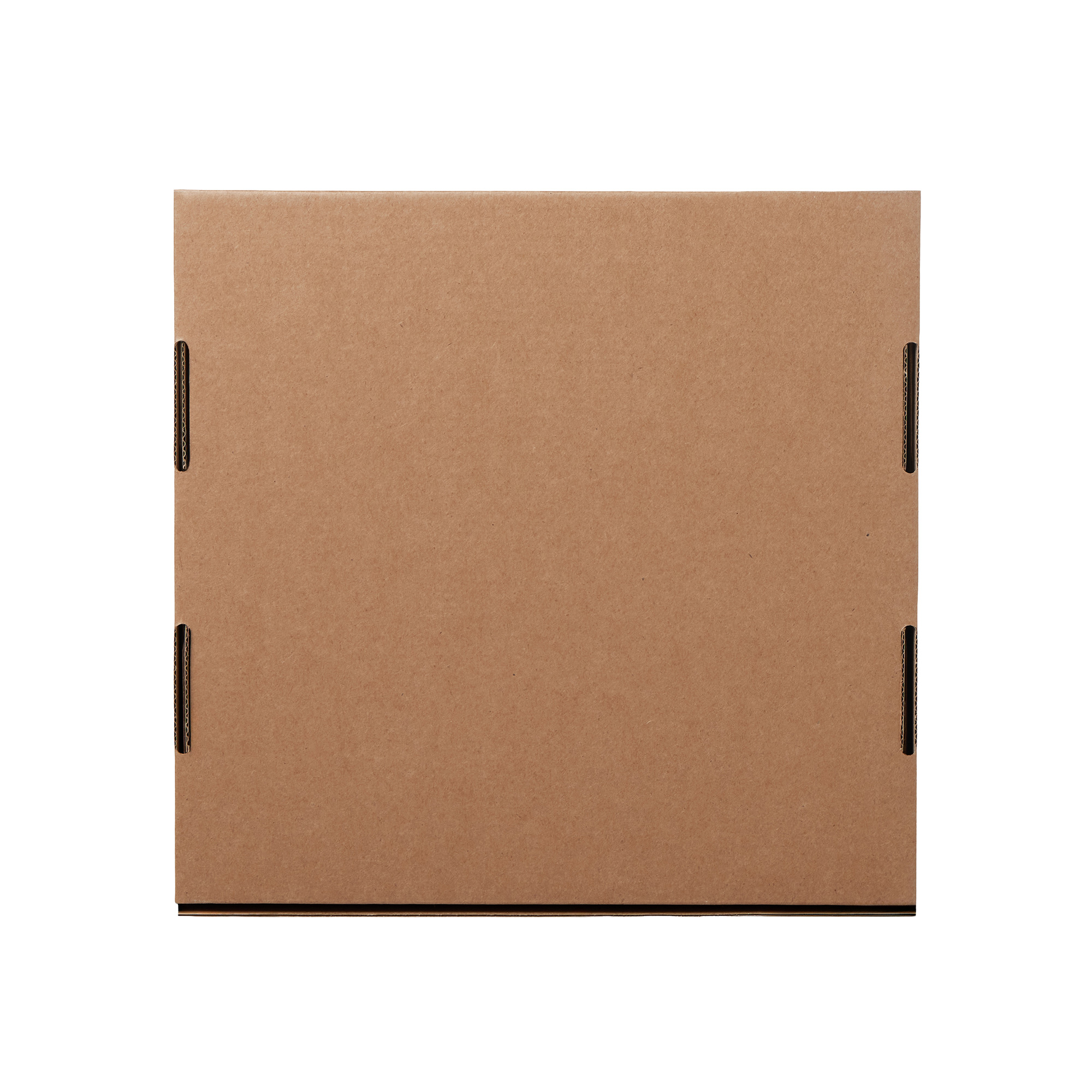 Коробка подарочная с окном "Панорама" размер L, 26х26х9 см., крафт-5