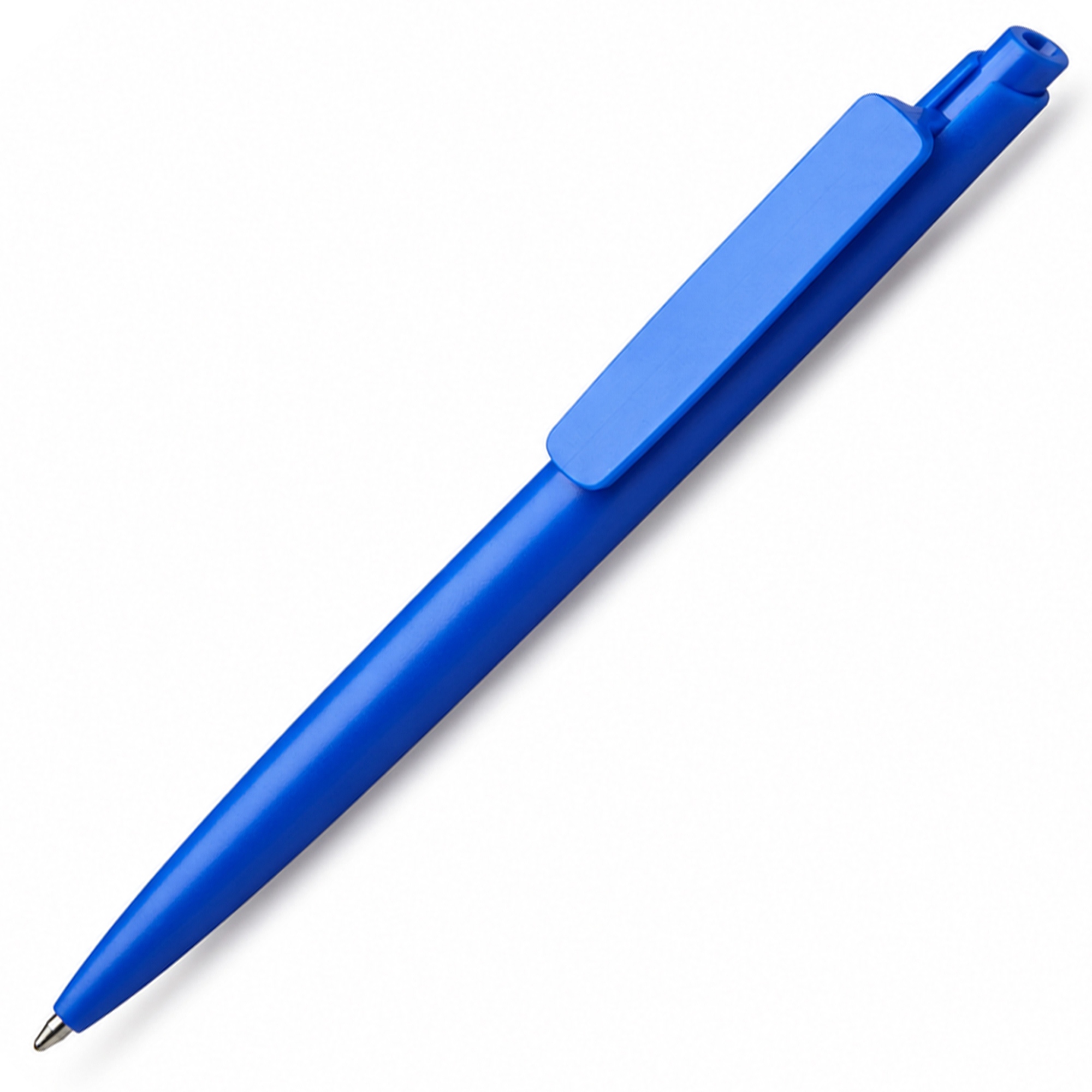 Пластиковая шариковая ручка "Клик", синяя-1