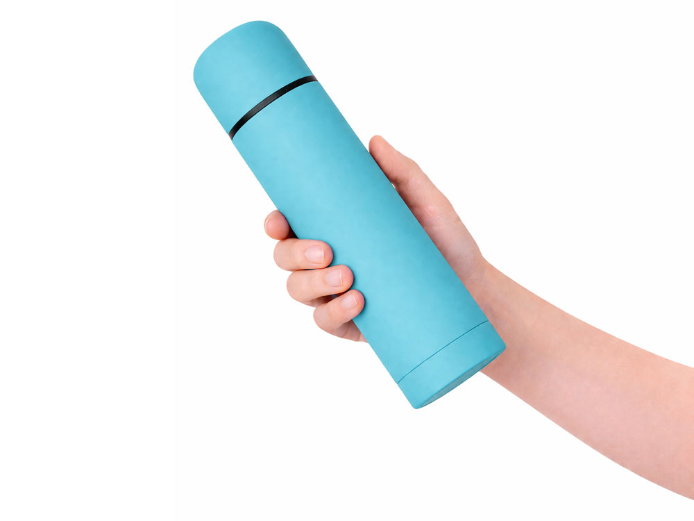 Термос «Ямал Soft Touch», 500мл, голубой-6