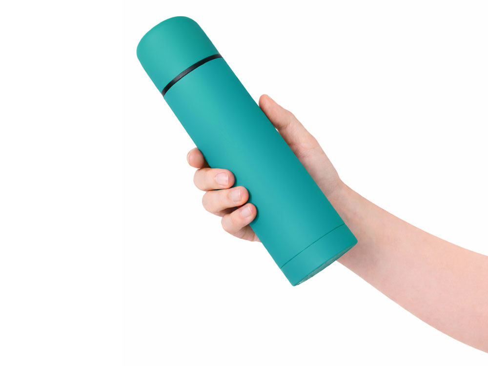 Термос «Ямал Soft Touch», 500мл, бирюзовый-6