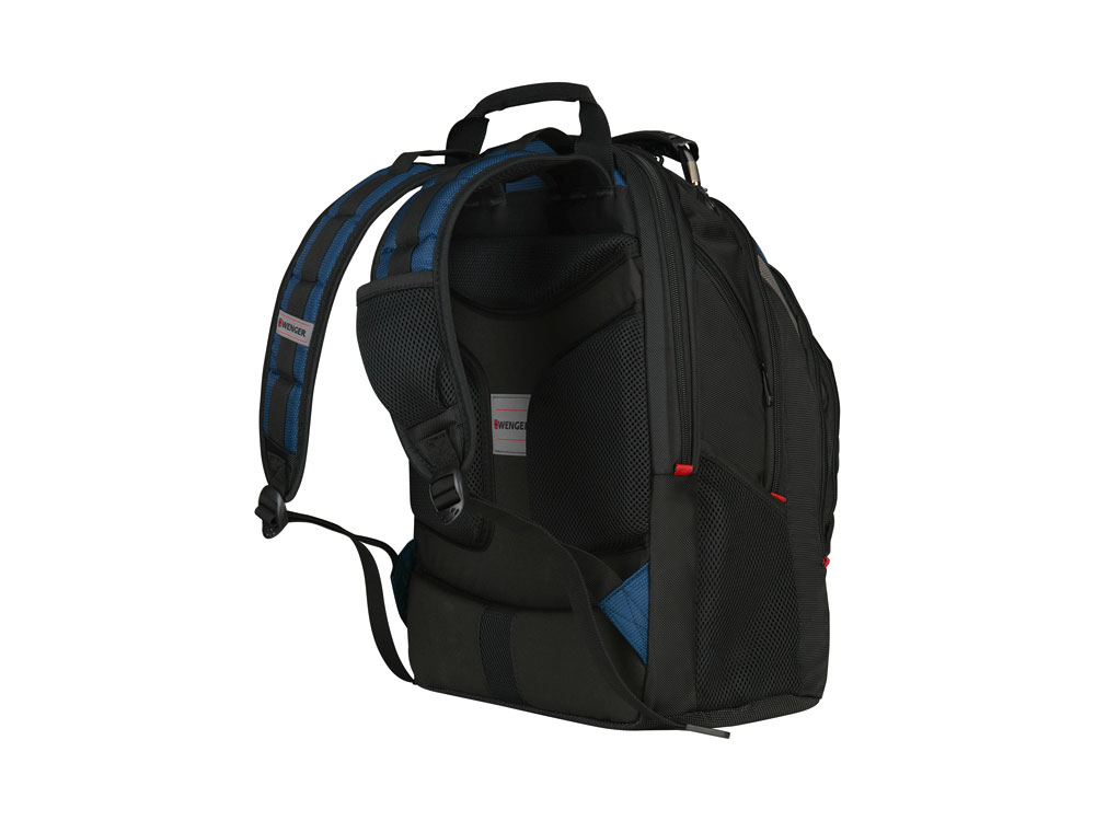 Рюкзак Ibex WENGER 17", черный/синий, полиэстер/ПВХ, 37 x 26 x 47 см, 23 л-1