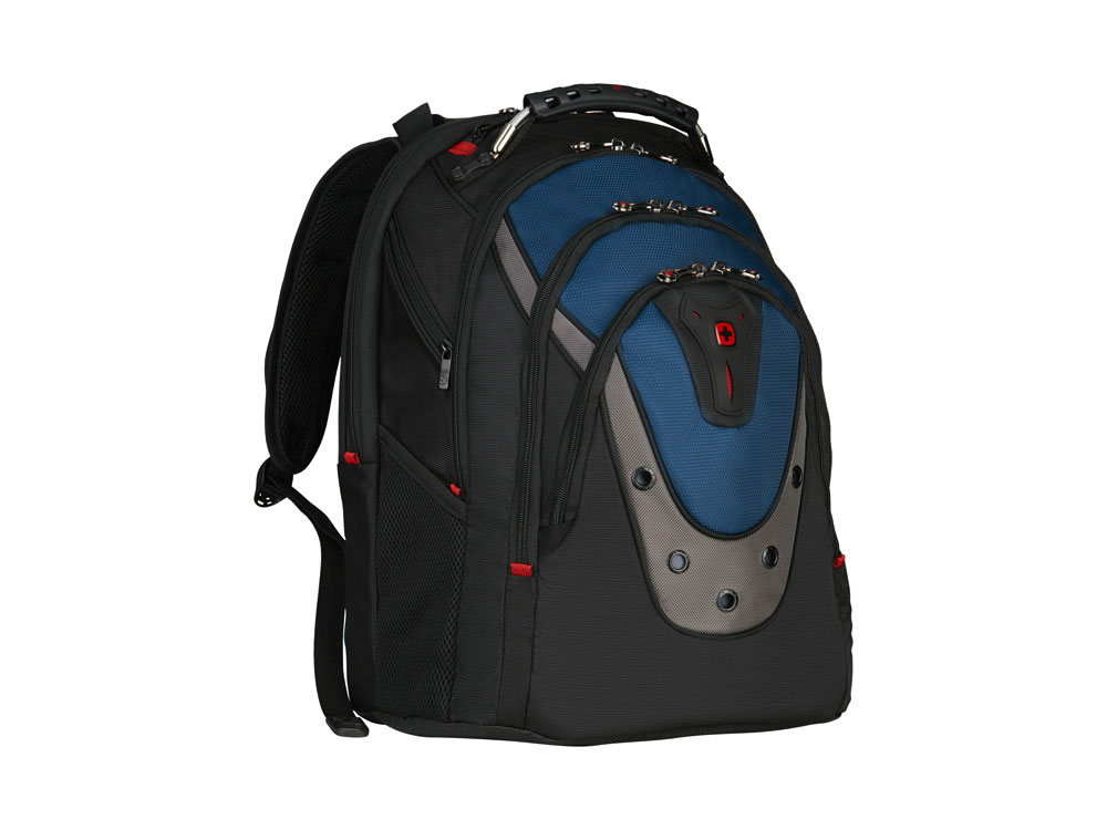 Рюкзак Ibex WENGER 17", черный/синий, полиэстер/ПВХ, 37 x 26 x 47 см, 23 л-2