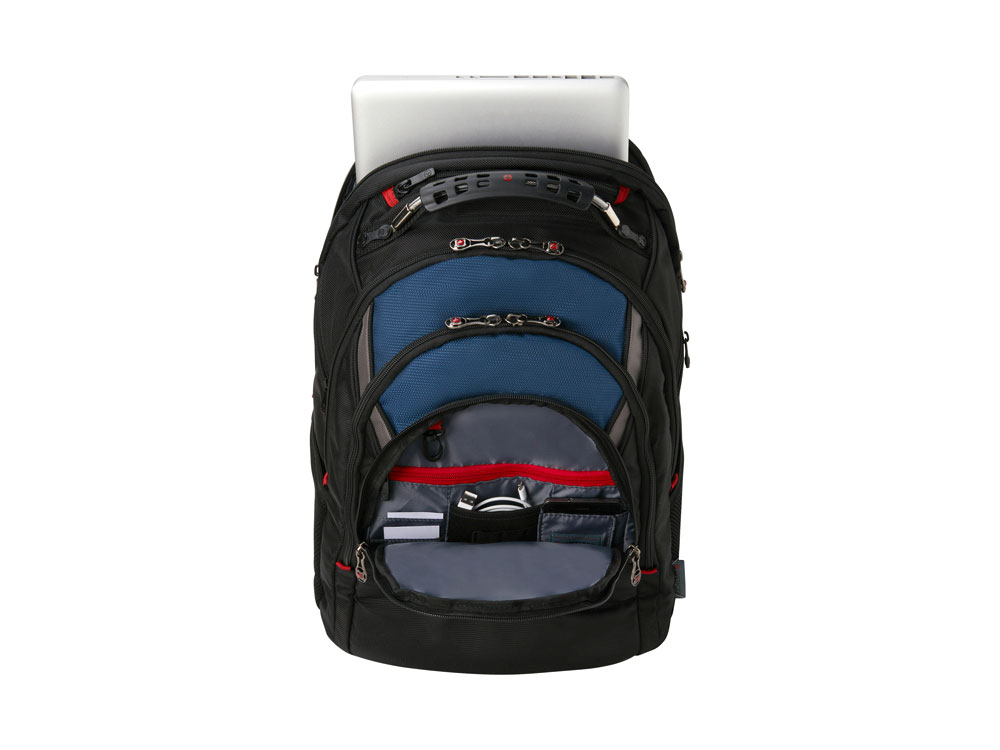 Рюкзак Ibex WENGER 17", черный/синий, полиэстер/ПВХ, 37 x 26 x 47 см, 23 л-4