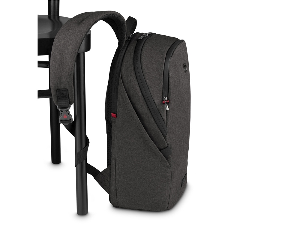 Рюкзак WENGER MX Light 16”, серый, 100% полиэстер, 31х20х44 см, 21 л-4