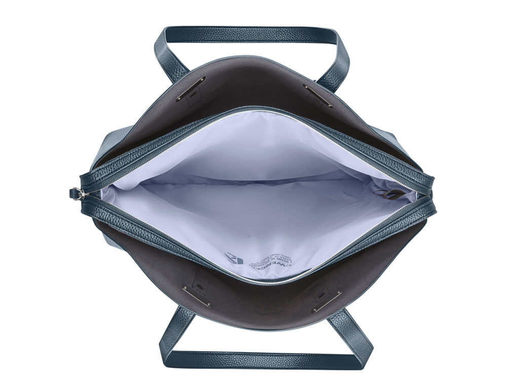 Сумка женская WENGER RosaElli с карманом для ноутбука 14", синяя, полиэстер, 37 x29x19 см-4