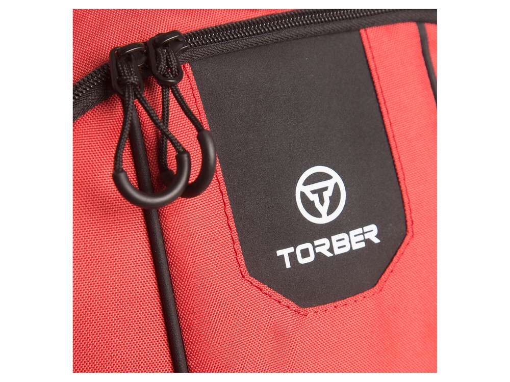 Рюкзак TORBER РАКЕТА с отделением для ноутбука 15,6", красный, полиэстер 600D, 46 х 30 x 13 см-7