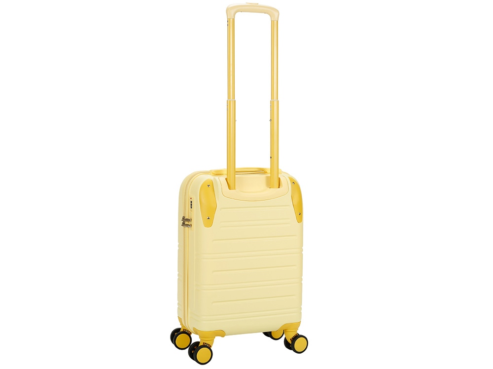 Чемодан TORBER В Отпуск, желтый, ABS-пластик, 36 х 22 х 55 см, 31 л, 2,4 кг-1