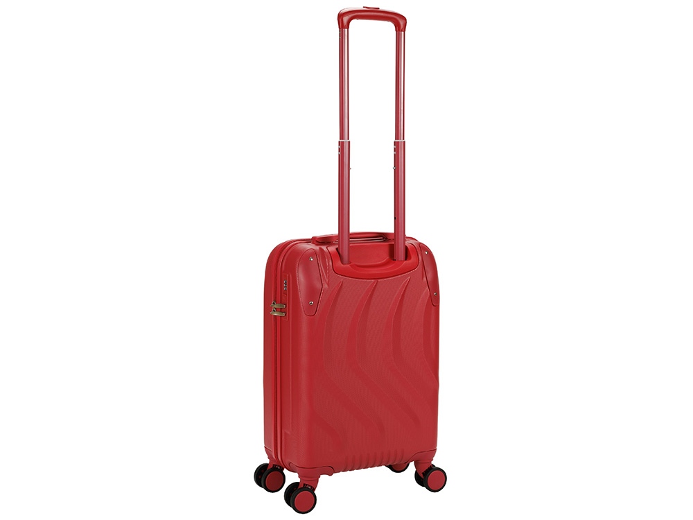 Чемодан TORBER В Отпуск, красный, ABS-пластик, 37 х 25 х 56,5 см, 36 л, 2,5 кг-1