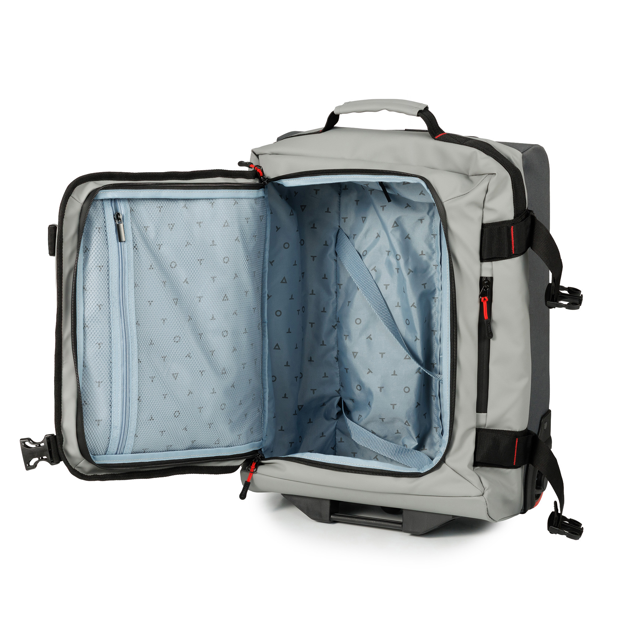 Сумка на колесах TORBER РИТМ, серый, полиэстер 900D с PU покрытием, 49 x 35,5 x 26 см, 35 л-3