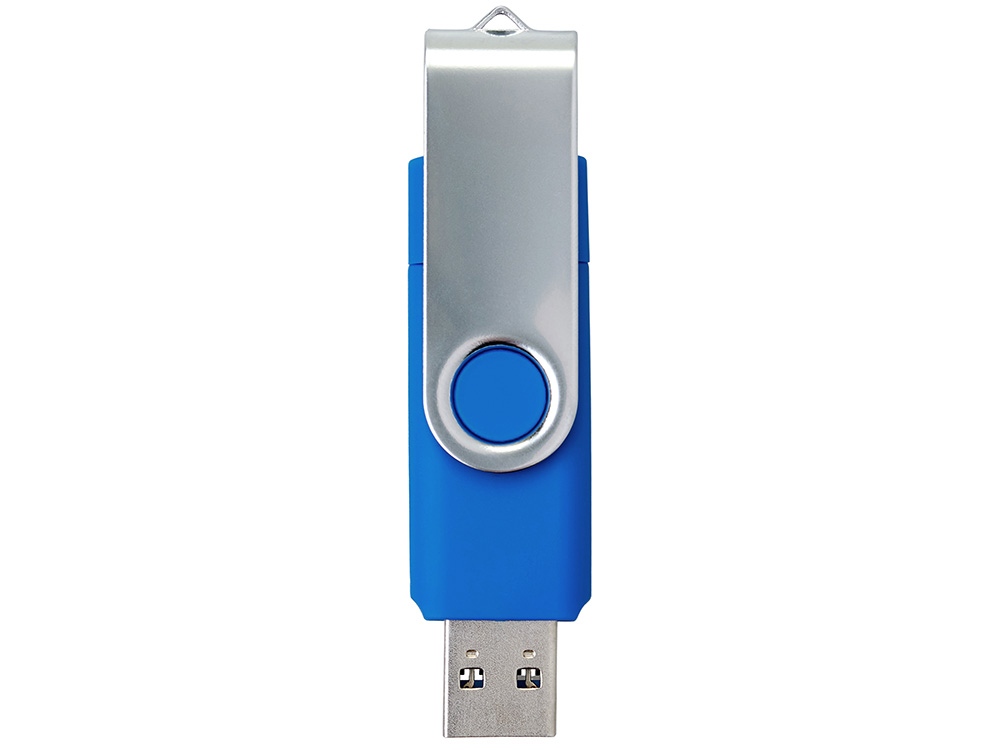 USB3.0/USB Type-C флешка на 16 Гб «Квебек C», синий-3