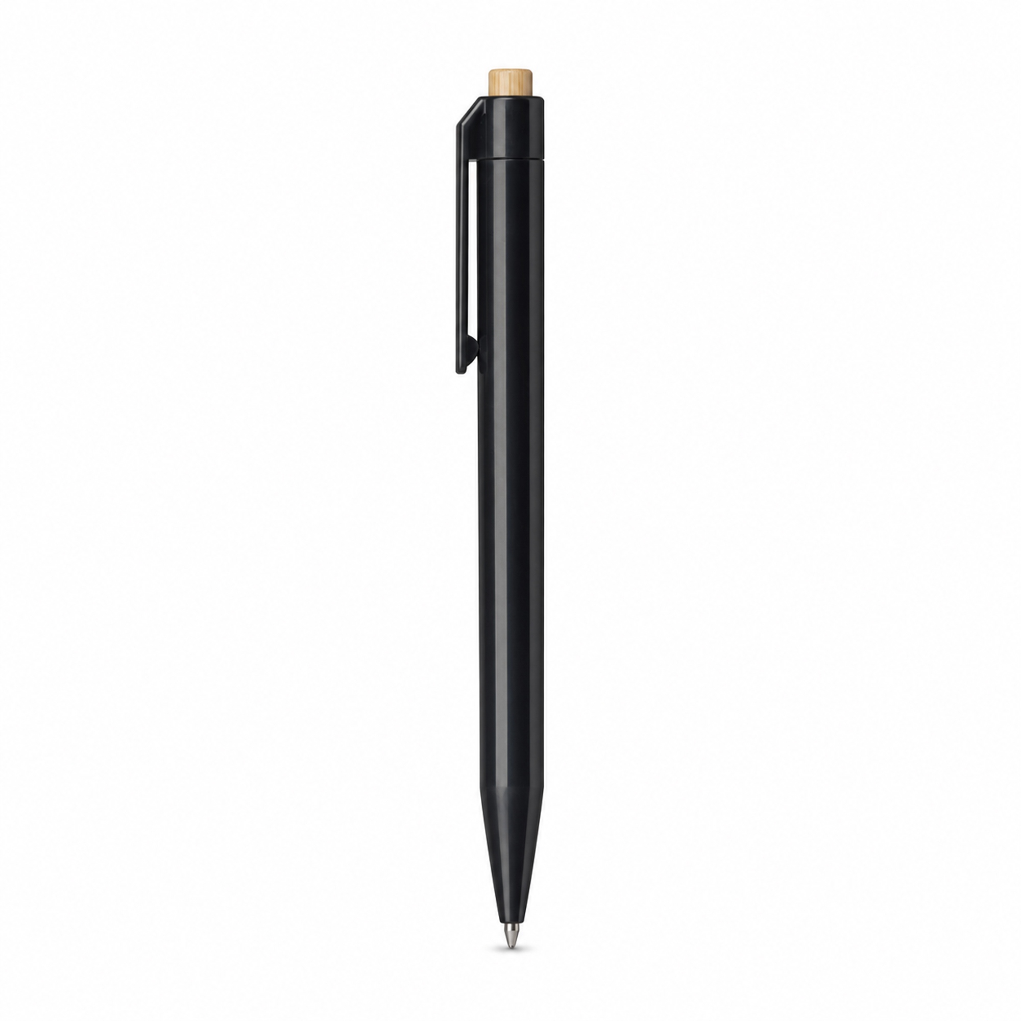 Ручка из переработанного пластика "Какаду Эко", черный-2