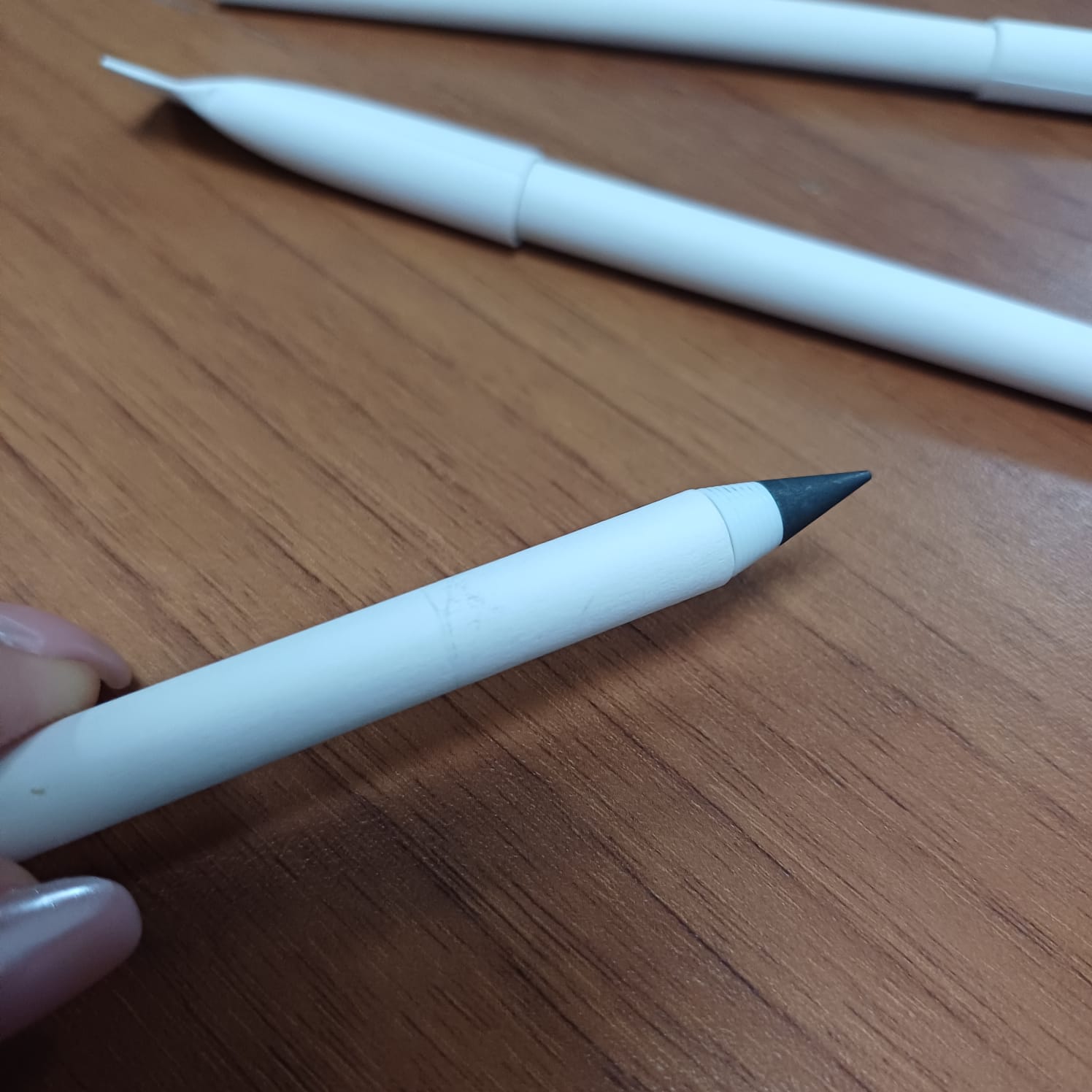 Вечный карандаш из переработанной бумаги "Recycled pencil", белый (Р)-8