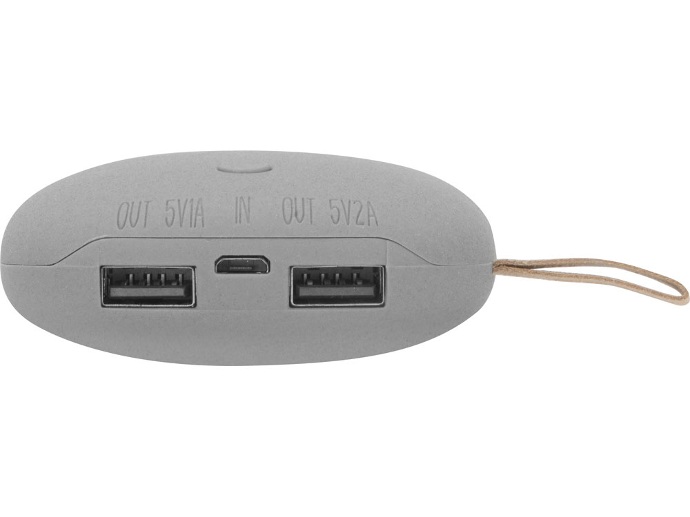 Универсальное зарядное устройство power bank в форме камня. 7800MAH. gray (Р)-4