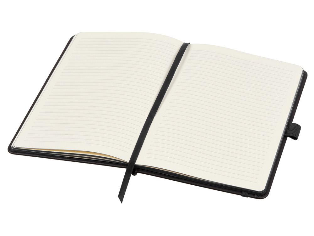 Блокнот "ColorNote Black", твердая обложка A5, 80 листов, черный-1